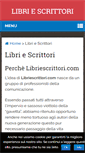 Mobile Screenshot of libriescrittori.com